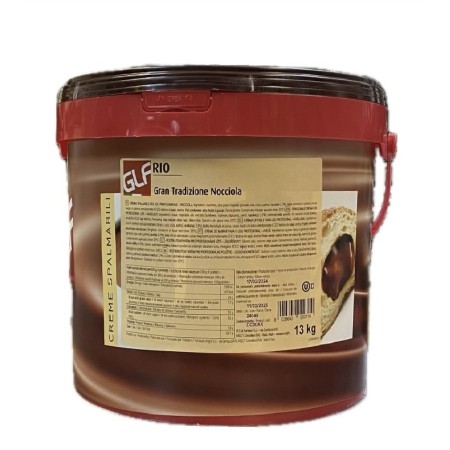 Crema spalmabile Rio Gran tradizione 12% nocciole kg.13 GLF Crema spalmabile Rio Gran tradizione 12% nocciole kg.13 GLF