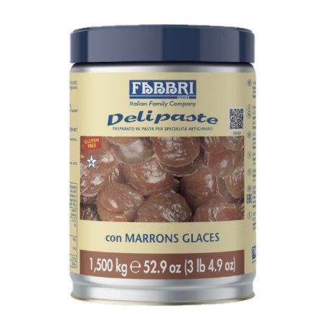 Pasta Marrons glaces delipaste Fabbri 1,5 Kg