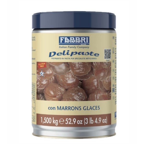 Pasta Marrons glaces delipaste Fabbri 1,5 Kg