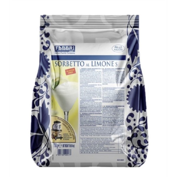 Sorbetto al limone Fabbri 750 senza glutine