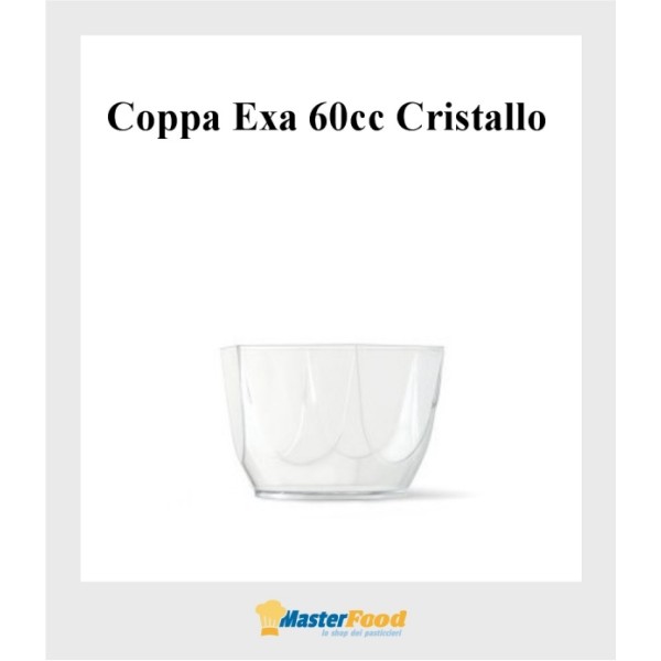 Coppa Exa 60cc trasparente (60 pz) Alcas