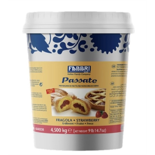 Passata fragola kg.4,500 (glutenfree) Fabbri