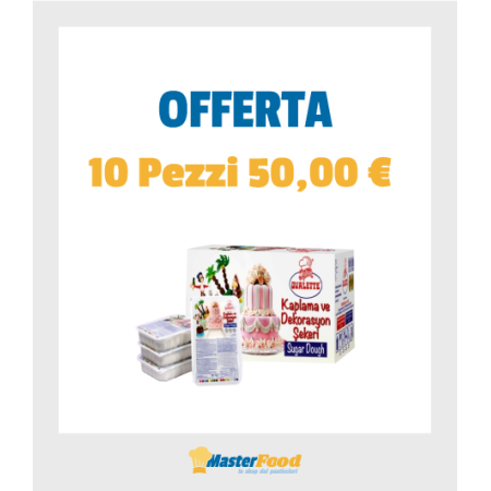 Pasta Di Zucchero Bianca - Offerta 10 pezzi