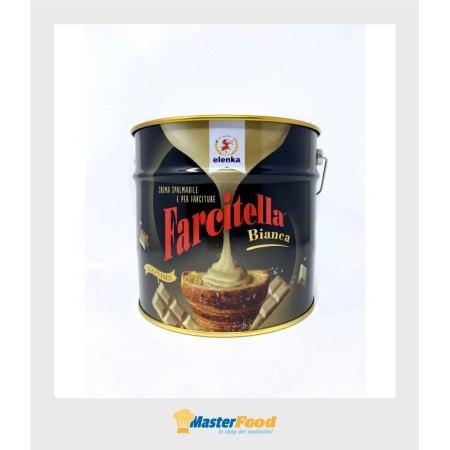 Crema spalmabile Farcitella Bianca kg.3 (glutenfree) Elenka