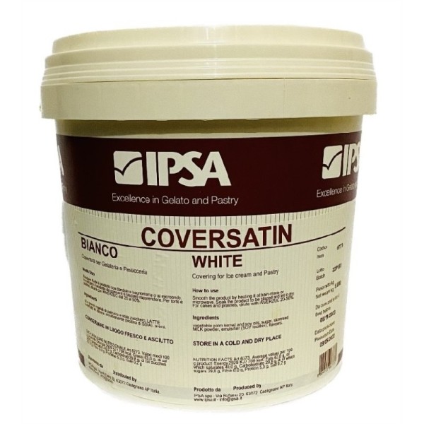 Coversatin bianco chocowhite kg.5 Ipsa