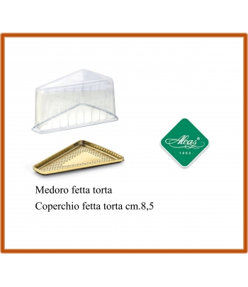 Monoporzione Fetta torta medoro + coperchio (pz.50) Alcas