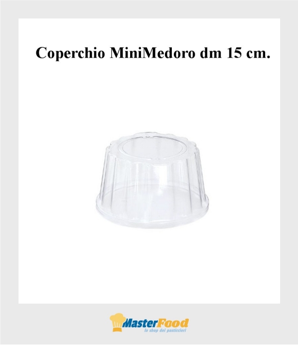 Coperchio mini medoro dm.15 cm.  (pz.50) Alcas