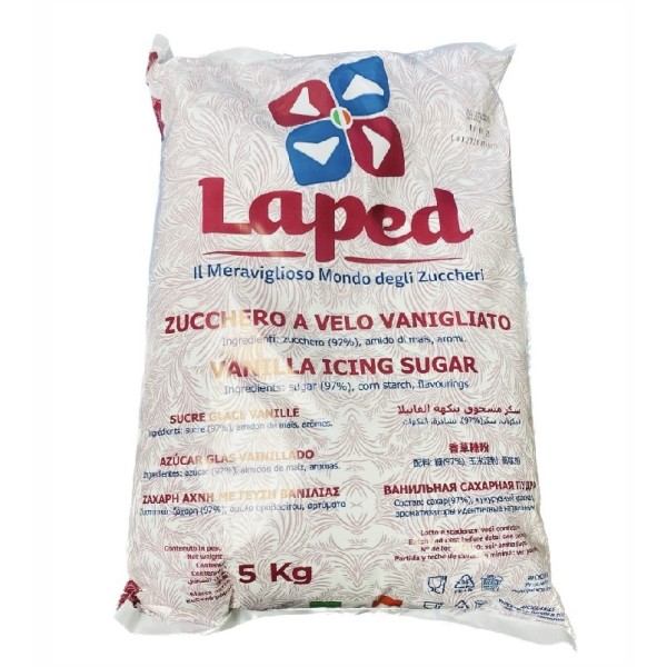 Zucchero a velo vanigliato Laped 5 Kg