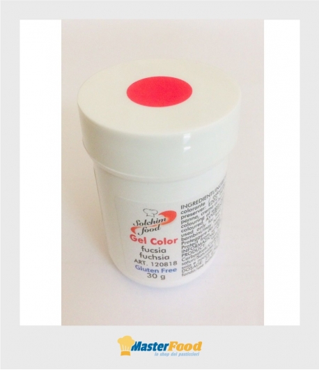 Colorante gel Fuxia gr.30 (glutenfree) Solchim