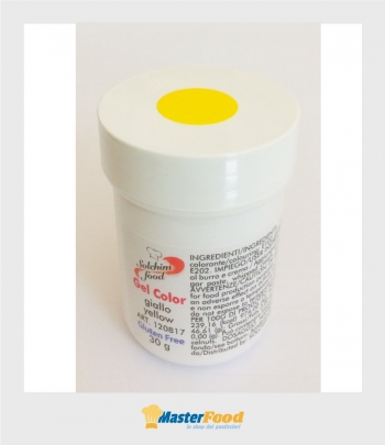 Colorante gel Giallo gr.30 (glutenfree) Solchim