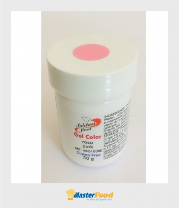 Colorante gel Rosa gr.30 (glutenfree) Solchim