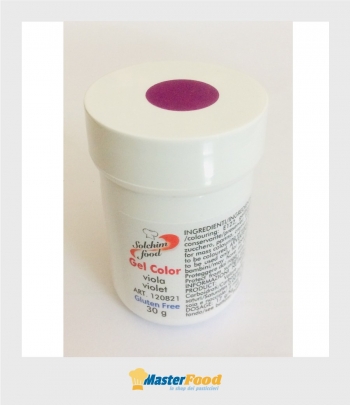 Colorante gel Viola gr.30 (glutenfree) Solchim
