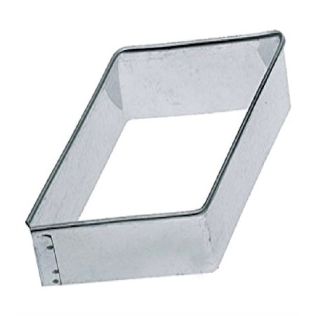 Stampo Rombo/Mostacciolo cm.7 tagliapasta acciaio inox Liotti