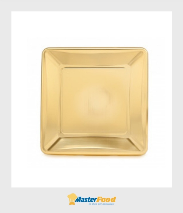 Monoporzione Quadrata cm.6,5 oro pz.100 Gp-plast