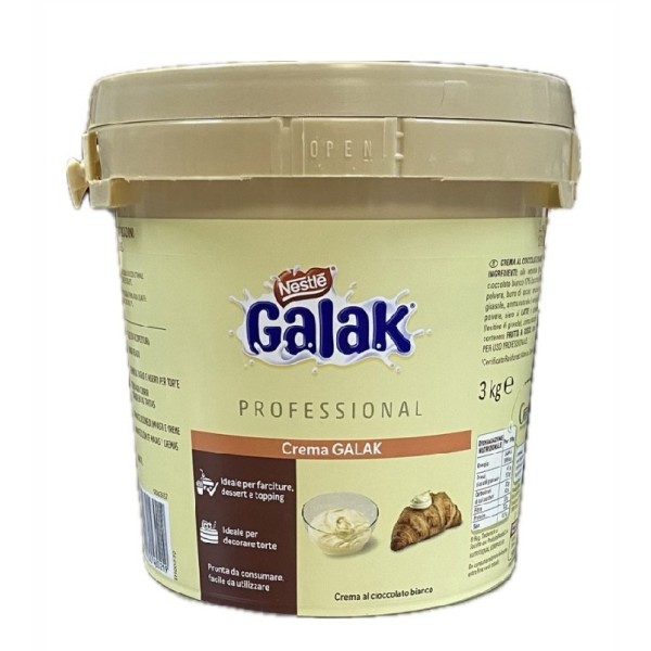 Crema GALAK cioccolato bianco kg.3 Nestlè