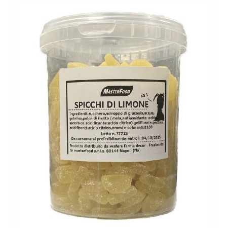 Spicchi di gelatina al limone kg.1 Masterfood