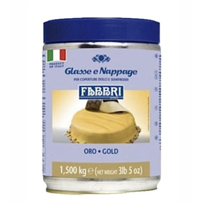 Glassa a specchio ORO nappage kg.1,400 (Glutenfree) Fabbri