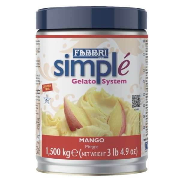 Simplè Mango kg.1,500 (glutenfree) Fabbri