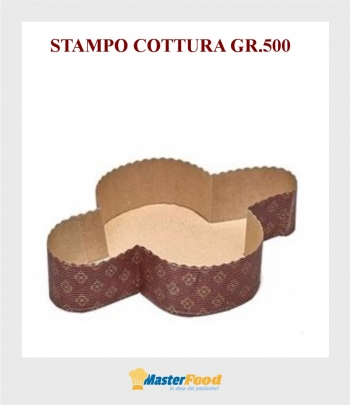 Stampo da cottura Colomba gr.500 in carta micronda Novaservice