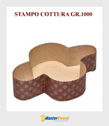 Stampo da cottura Colomba gr.1000 in carta micronda Novaservice