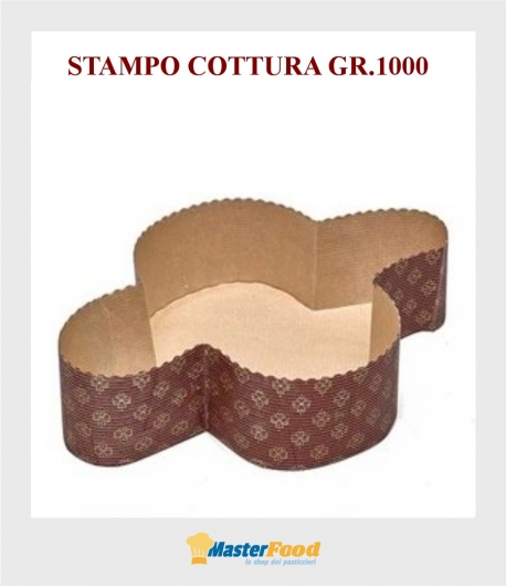 Stampo da cottura Colomba gr.1000 in carta micronda Novaservice
