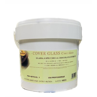 Glassa a specchio Cioccolato Fondente Coverglass kg.3 Dulcistar