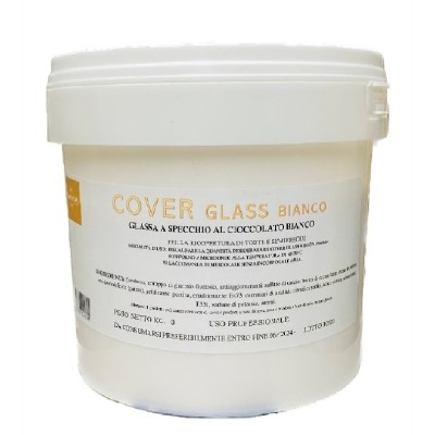 Glassa a specchio Cioccolato Bianco Coverglass kg.3 Dulcistar