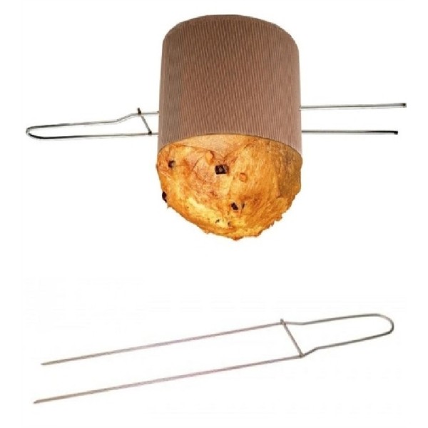 Spillone panettone e colomba acciaio cm.62 Liotti