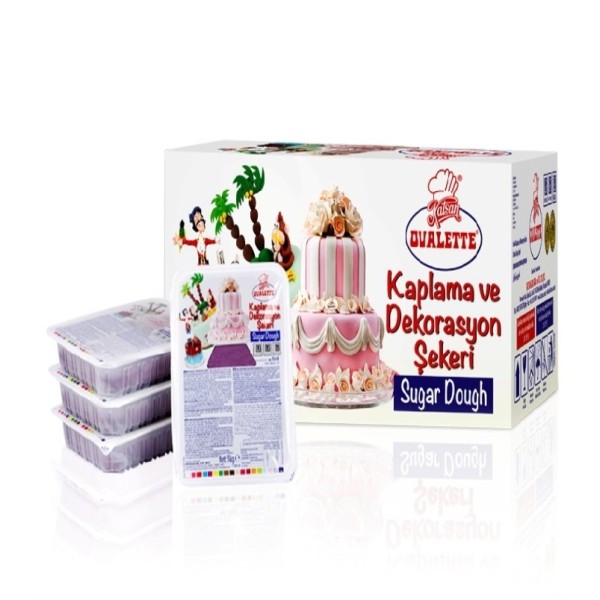 Pasta di zucchero viola purple sugar dough kg.1katsan