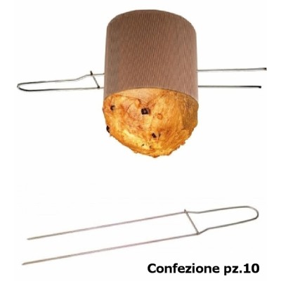 Spillone panettone e colomba acciaio cm.52 (confezione pz.10) Liotti