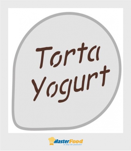 Stencil per torta "torta yogurt" Martellato
