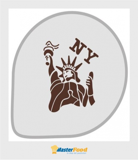 Stencil per torte New york (mask307) Martellato