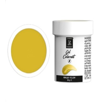 Colorante gel Giallo gr.30 (glutenfree) Volcke