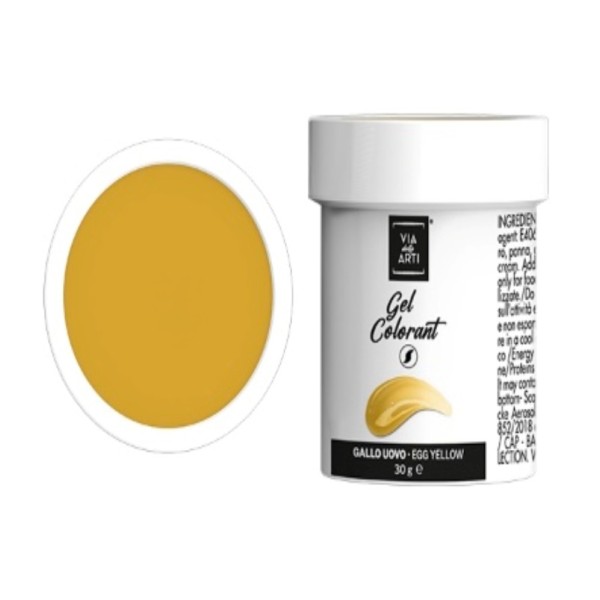 Colorante gel Giallo uovo gr.30 (glutenfree) Volcke