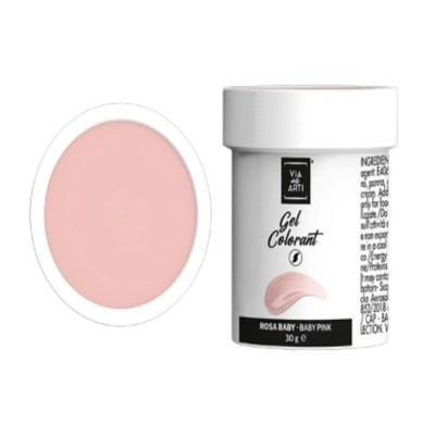 Colorante gel Rosa baby gr.30 (glutenfree) Volcke