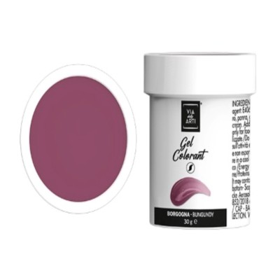 Colorante gel Borgogna gr.30 (glutenfree) Volcke