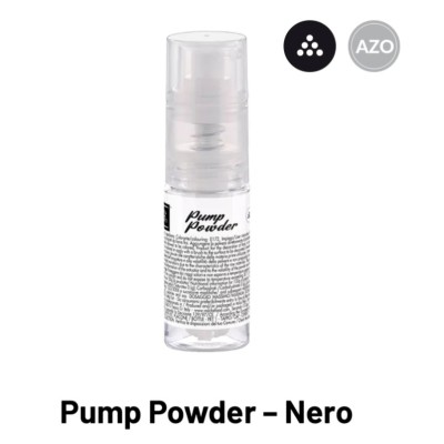 Colorante Pump-powder Nero Perlato spray alimentare gr.10 Volcke