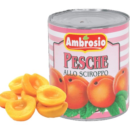 Pesche sciroppate Ambrosio 850 gr