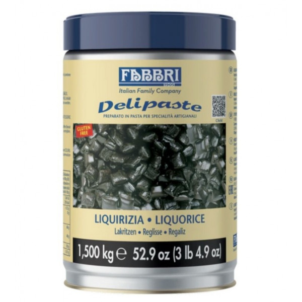 Pasta Liquirizia Delipaste kg.1.500 (Glutenfree) Fabbri