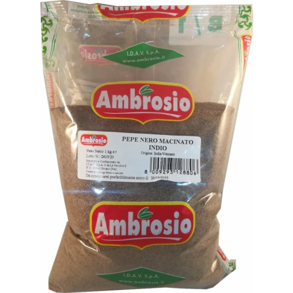 Pepe Nero macinato 1 Kg Ambrosio