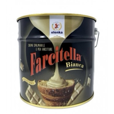 Crema spalmabile Farcitella Bianca kg.8 (glutenfree) Elenka