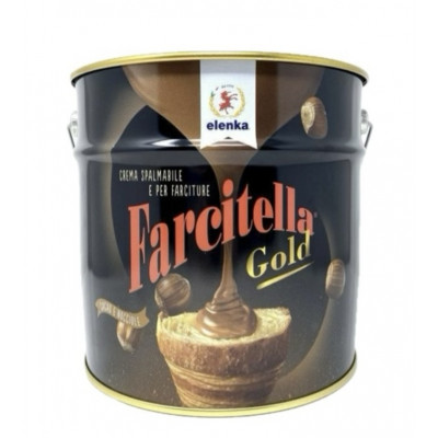 Farcitella gold nocciola 14% crema spalmabile kg.8 (glutenfree) Elenka