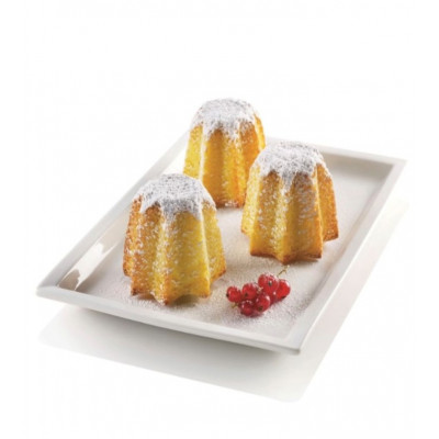 Stampo silicone pandoro mini 75x75 H 60 mm Silikomart