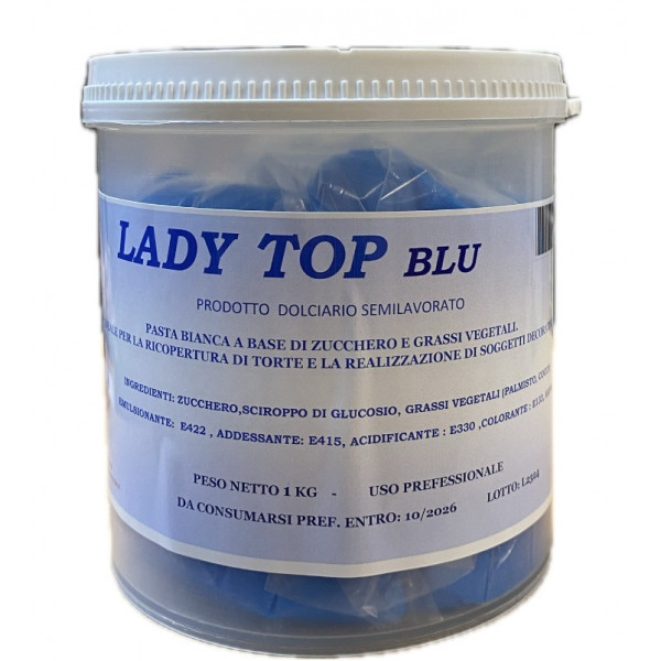 Pasta di zucchero Blu Lady Top kg.1 Dulcistar