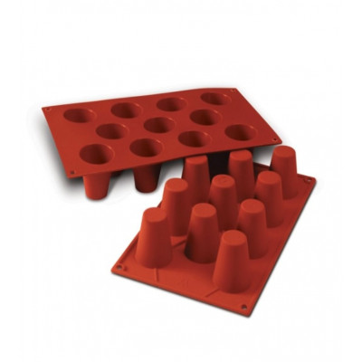 Stampo silicone Baba' diam. 45 x H 48 mm. (mm terracotta) Silikomart