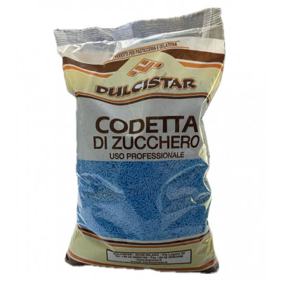 Codetta di zucchero Celeste kg.1 Dulcistar