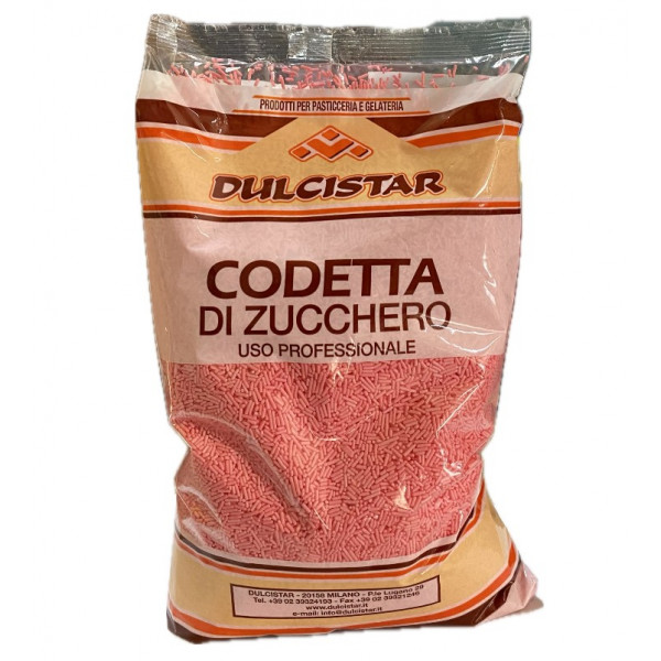 Codetta di zucchero Rosa kg.1 Dulcistar