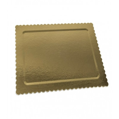 Piatto ala cartone Oro rettangolare cm.30x40 confezione kg.10