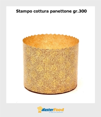 Stampo da cottura Panettone gr.300 alto pz.100 Novaservice