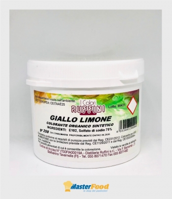 Colorante in polvere Giallo Limone gr.250 Ruffini